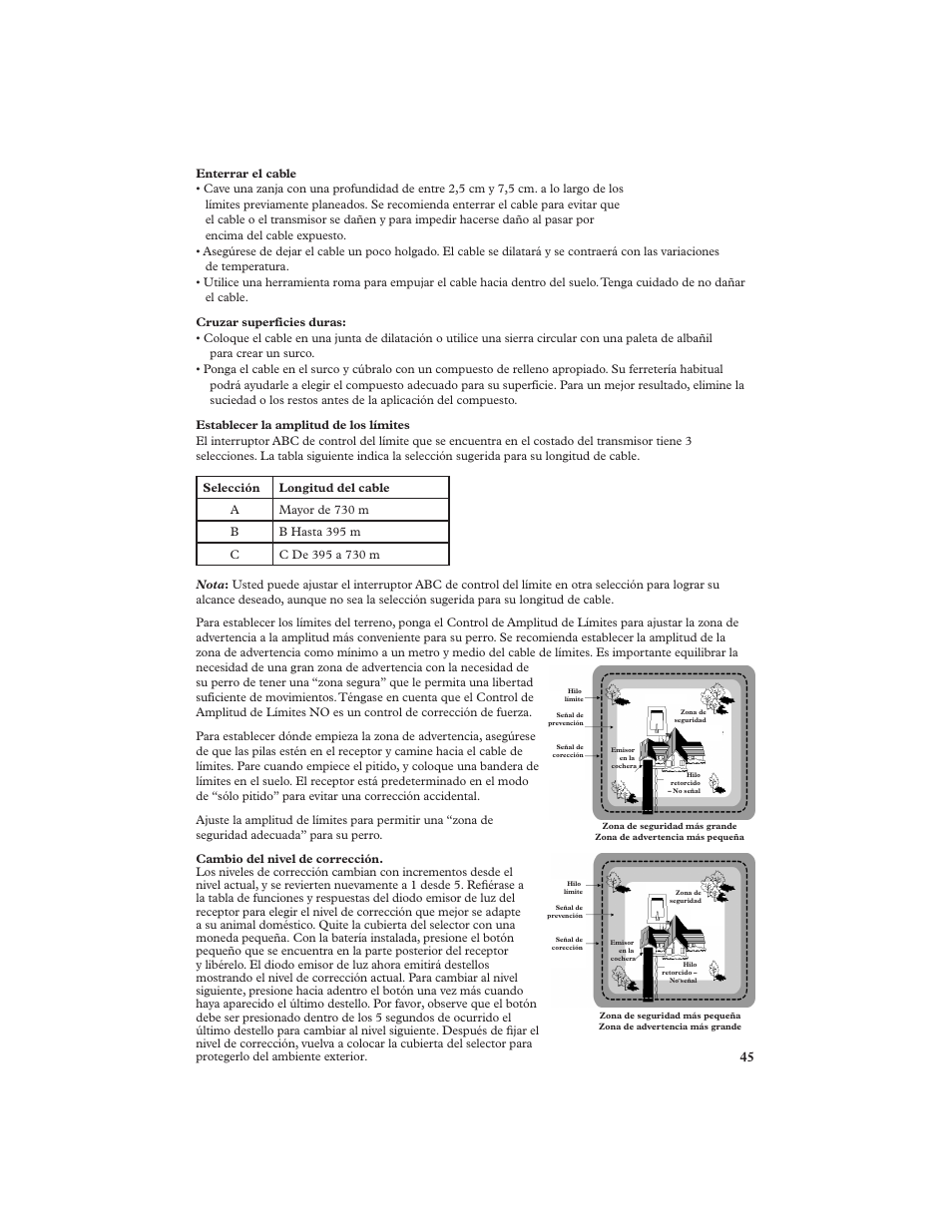 Petsafe In-Ground Fence™ (Older Model) User Manual | Page 45 / 72