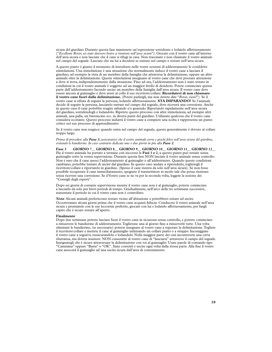 Petsafe In-Ground Fence™ (Older Model) User Manual | Page 59 / 72
