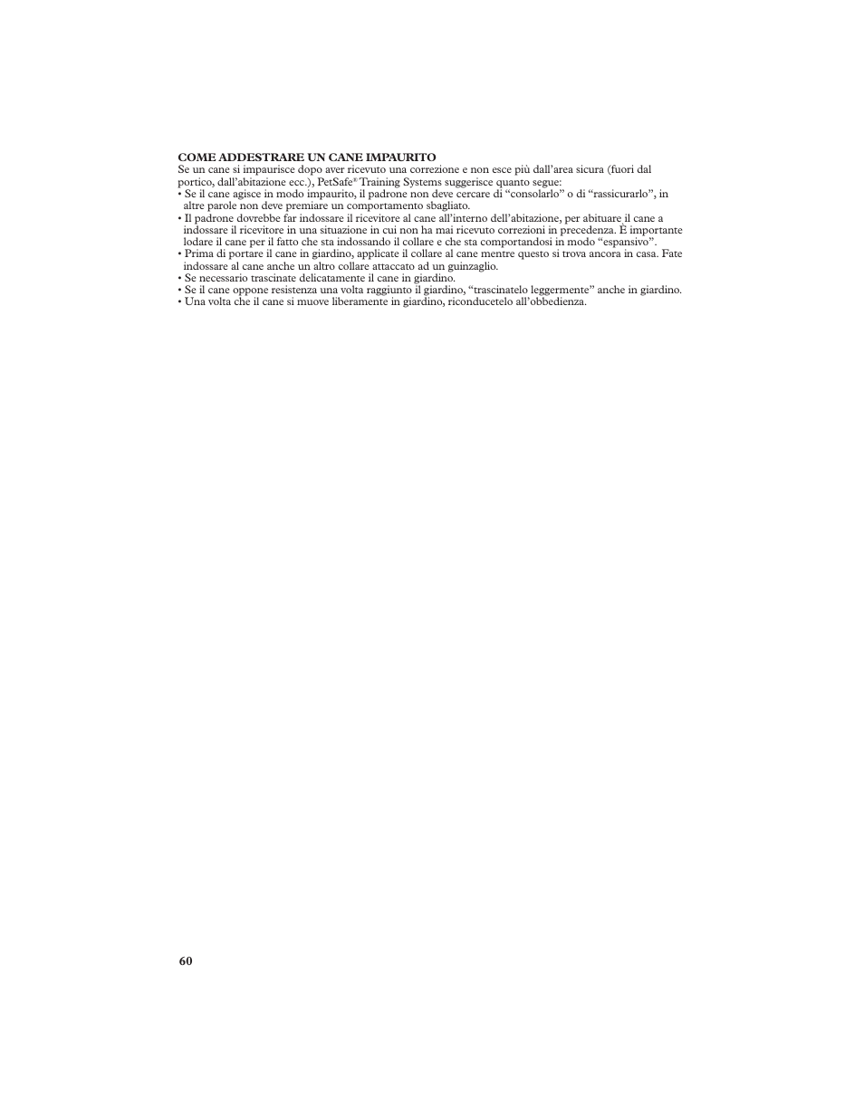 Petsafe In-Ground Fence™ (Older Model) User Manual | Page 60 / 72