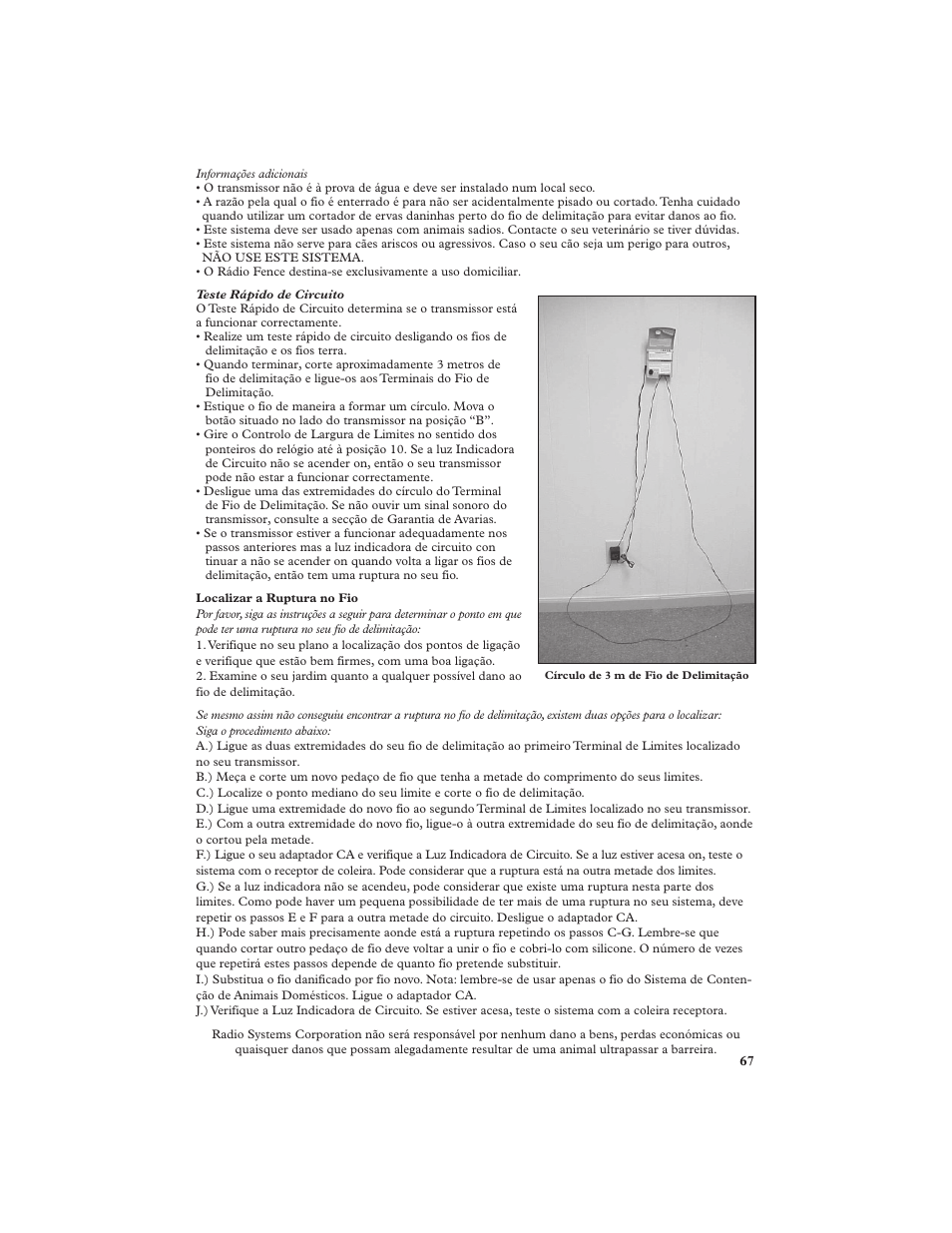 Petsafe In-Ground Fence™ (Older Model) User Manual | Page 67 / 72