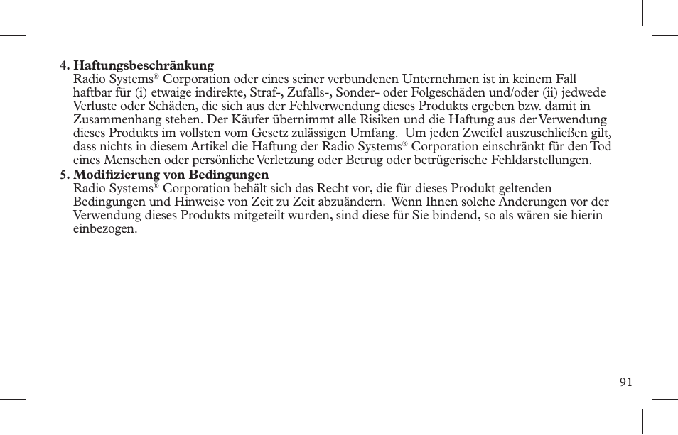 Petsafe Indoor Bark Control, Ultrasonic User Manual | Page 91 / 108