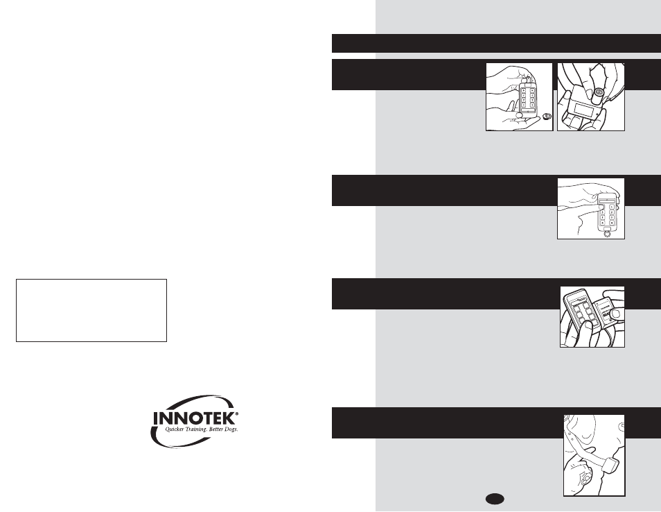 Petsafe Innotek 2-Dog Basic Remote Trainer User Manual | 2 pages