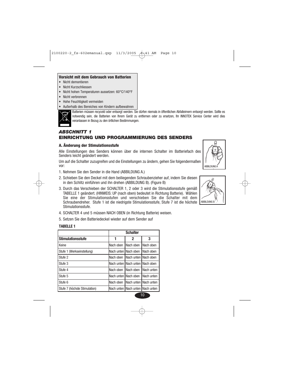 Petsafe Innotek 450 m Remote Training Collar User Manual | Page 10 / 48