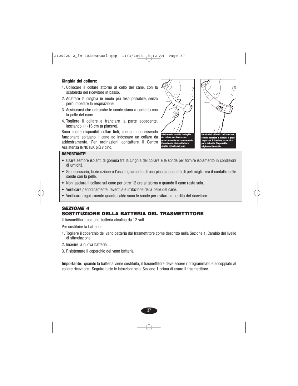 Petsafe Innotek 450 m Remote Training Collar User Manual | Page 37 / 48