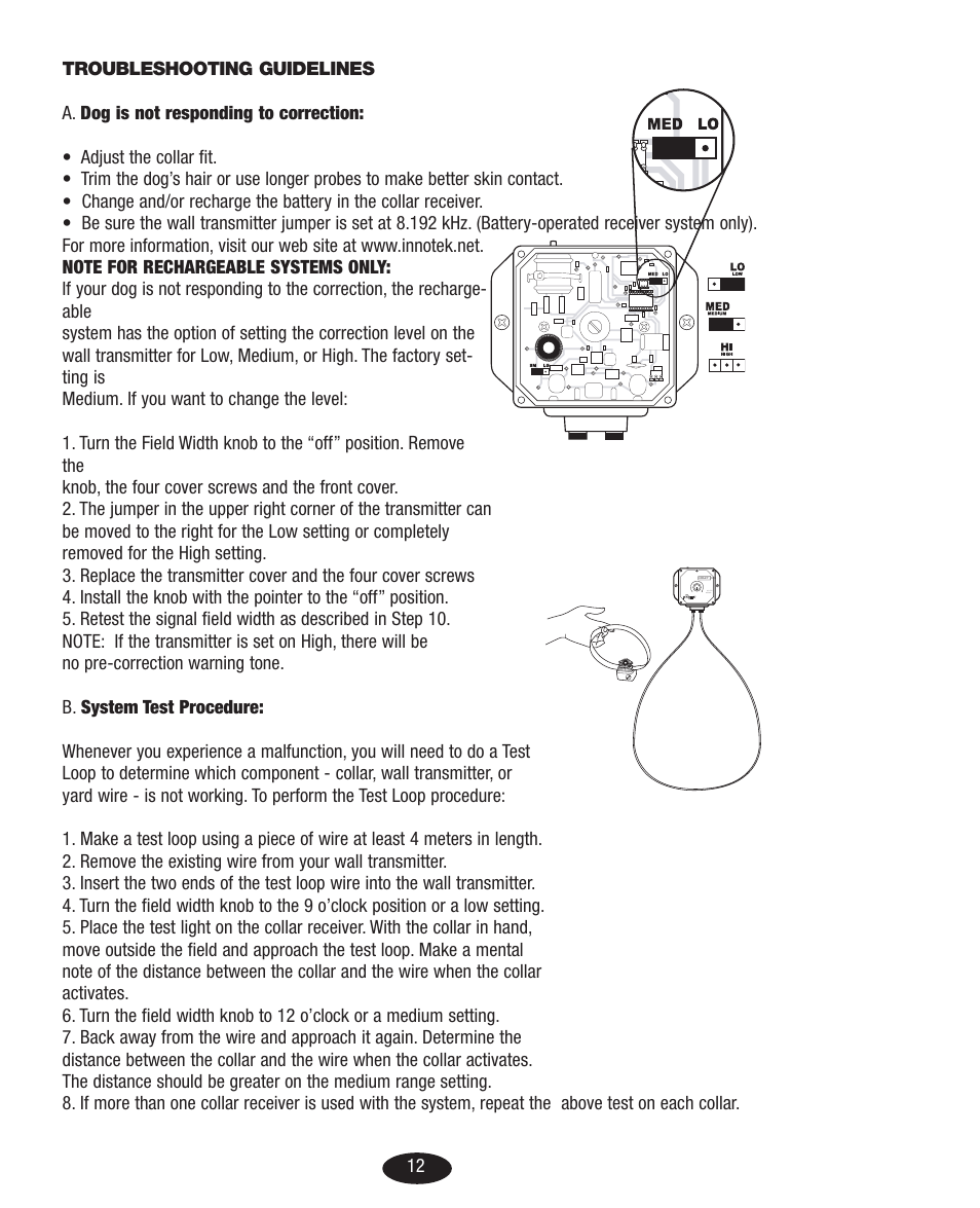 Petsafe Innotek Basic In-Ground Fence User Manual | Page 12 / 92