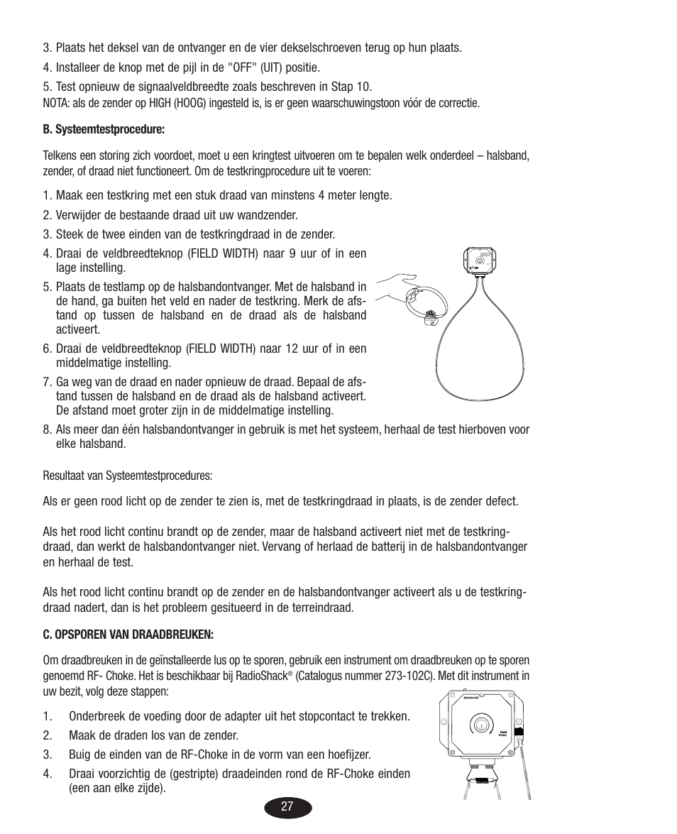 Petsafe Innotek Basic In-Ground Fence User Manual | Page 27 / 92