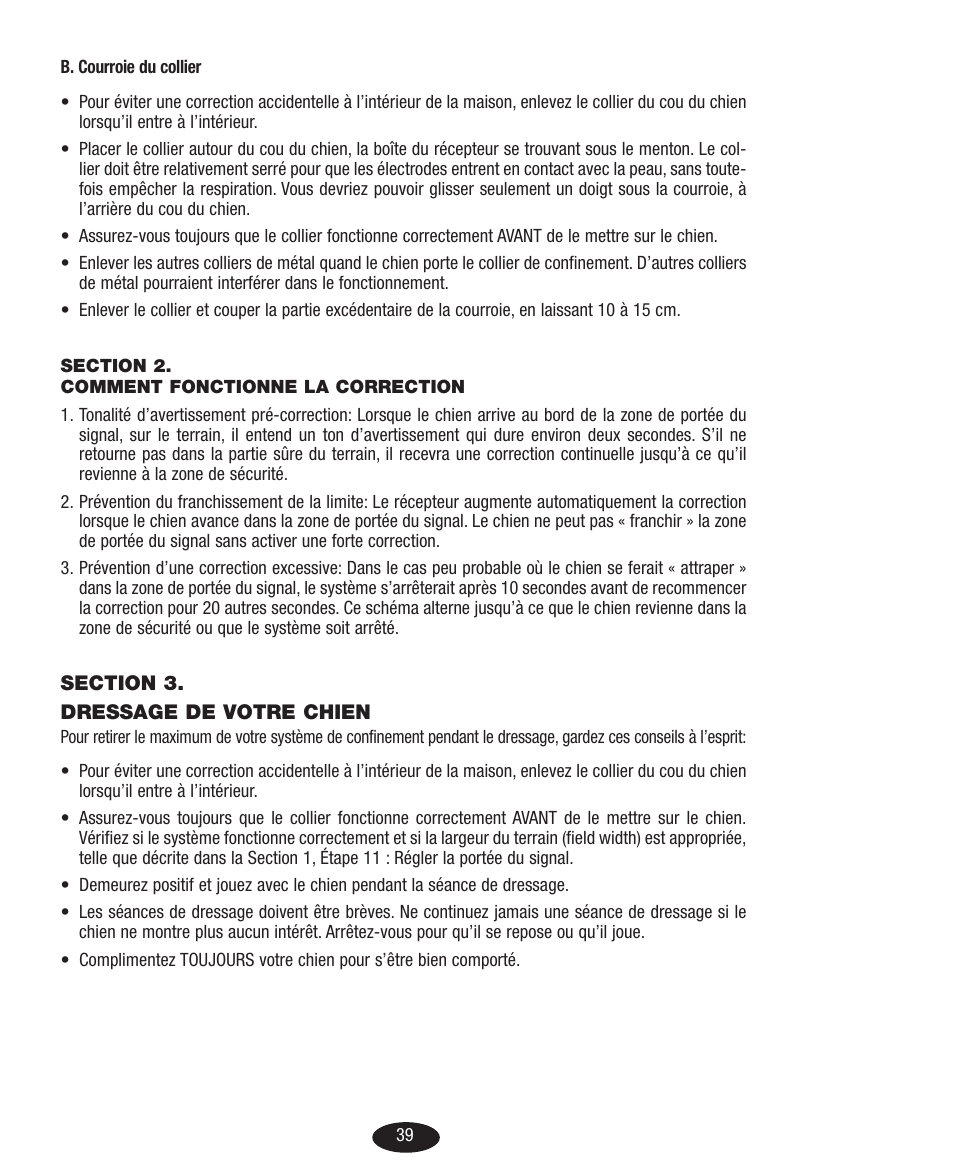 Petsafe Innotek Basic In-Ground Fence User Manual | Page 39 / 92