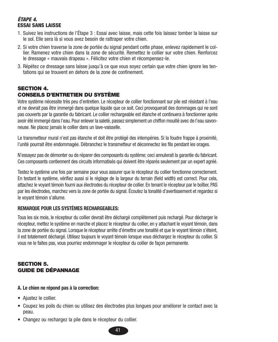 Petsafe Innotek Basic In-Ground Fence User Manual | Page 41 / 92