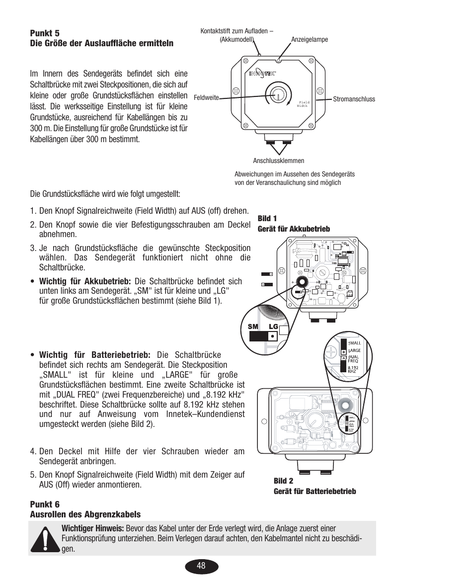 Petsafe Innotek Basic In-Ground Fence User Manual | Page 48 / 92