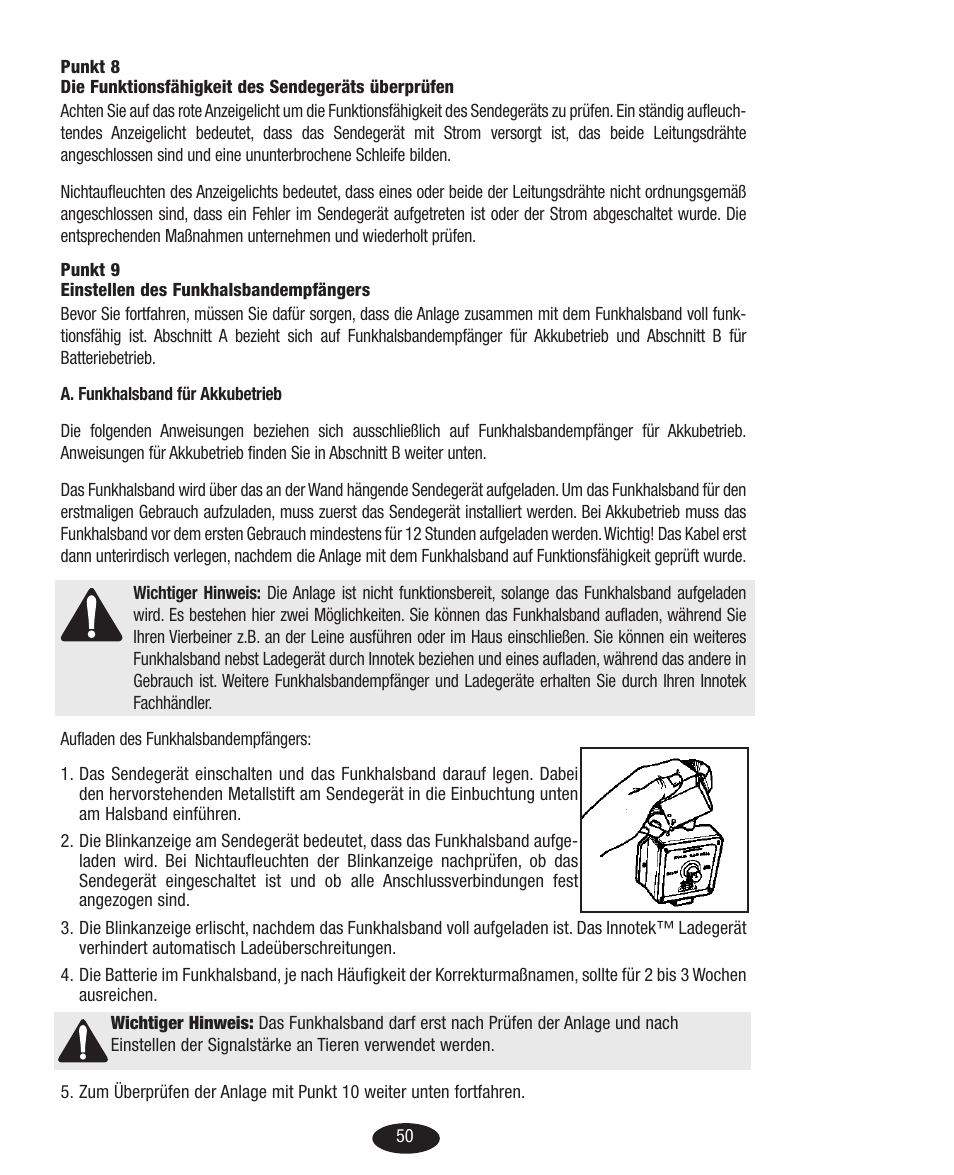 Petsafe Innotek Basic In-Ground Fence User Manual | Page 50 / 92