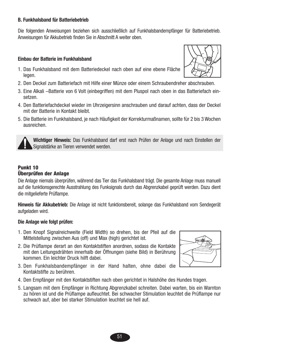 Petsafe Innotek Basic In-Ground Fence User Manual | Page 51 / 92