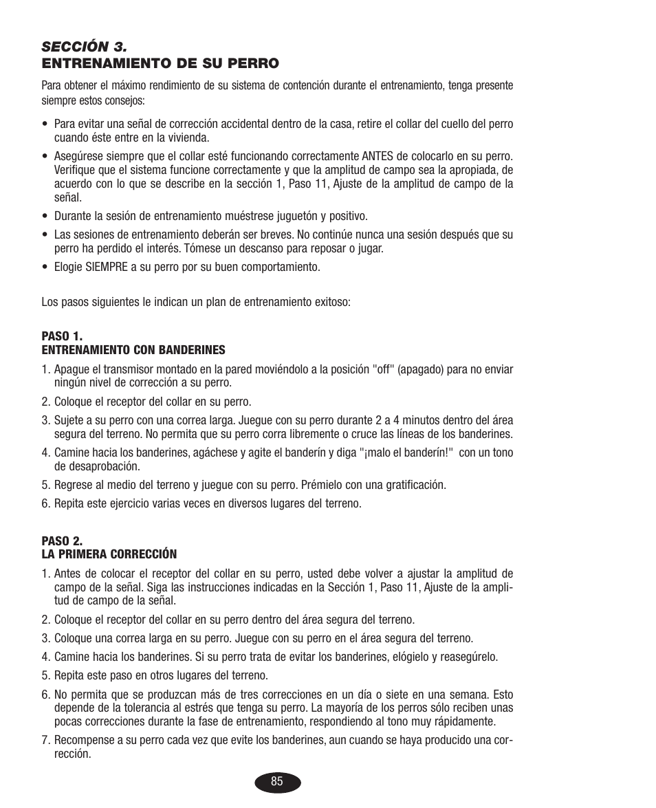 Petsafe Innotek Basic In-Ground Fence User Manual | Page 85 / 92