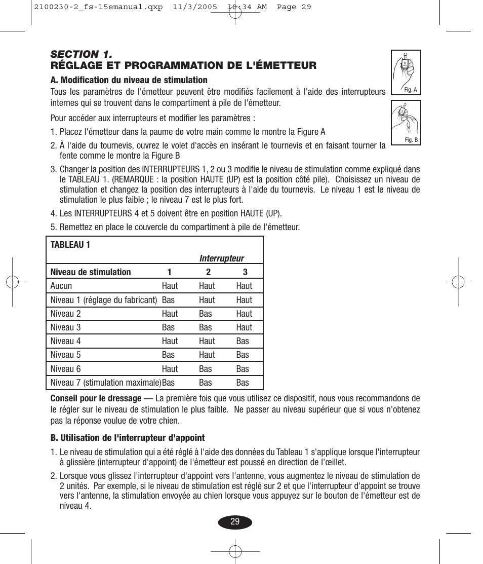 Petsafe Innotek Basic Remote Trainer User Manual | Page 29 / 52