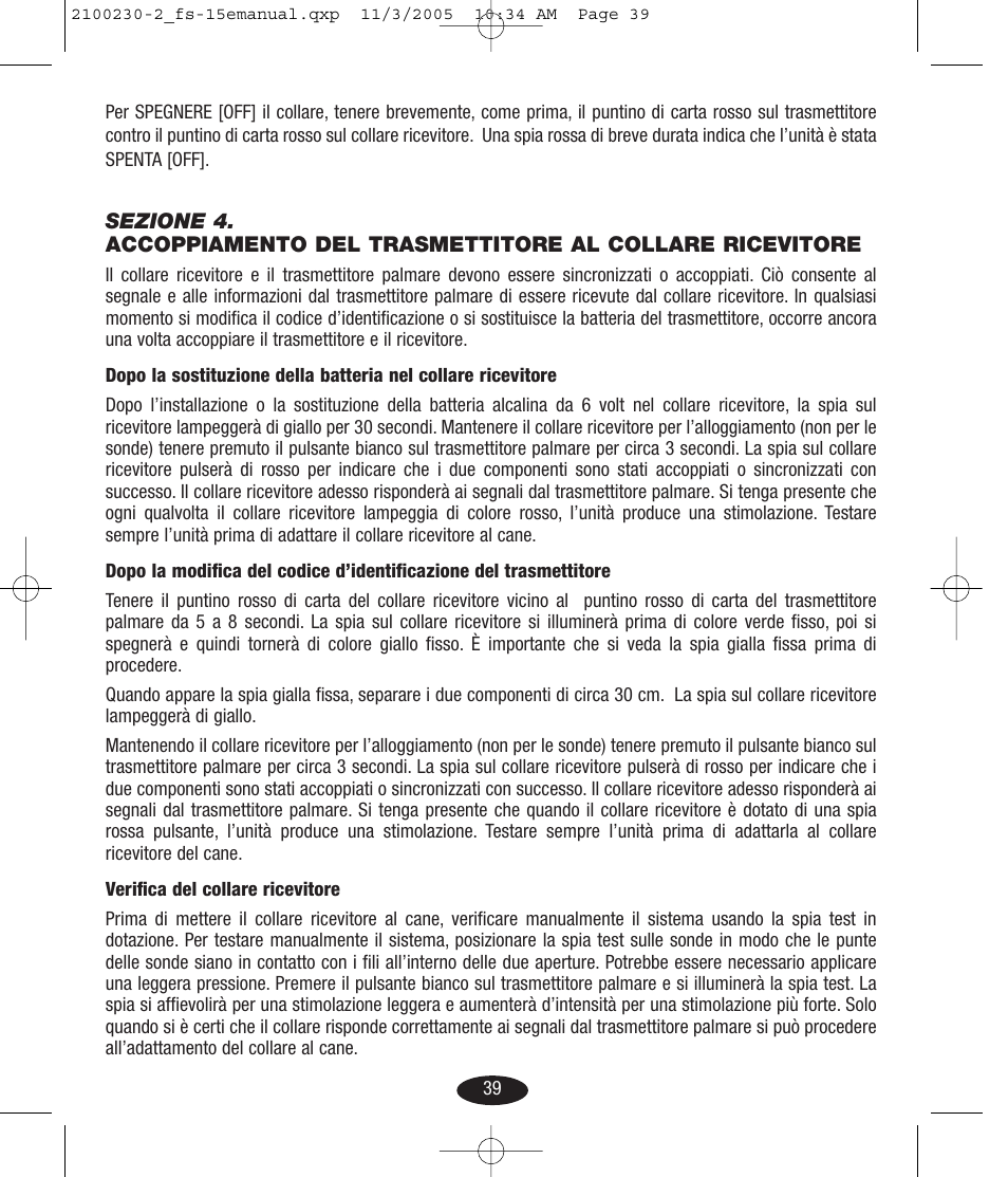 Petsafe Innotek Basic Remote Trainer User Manual | Page 39 / 52