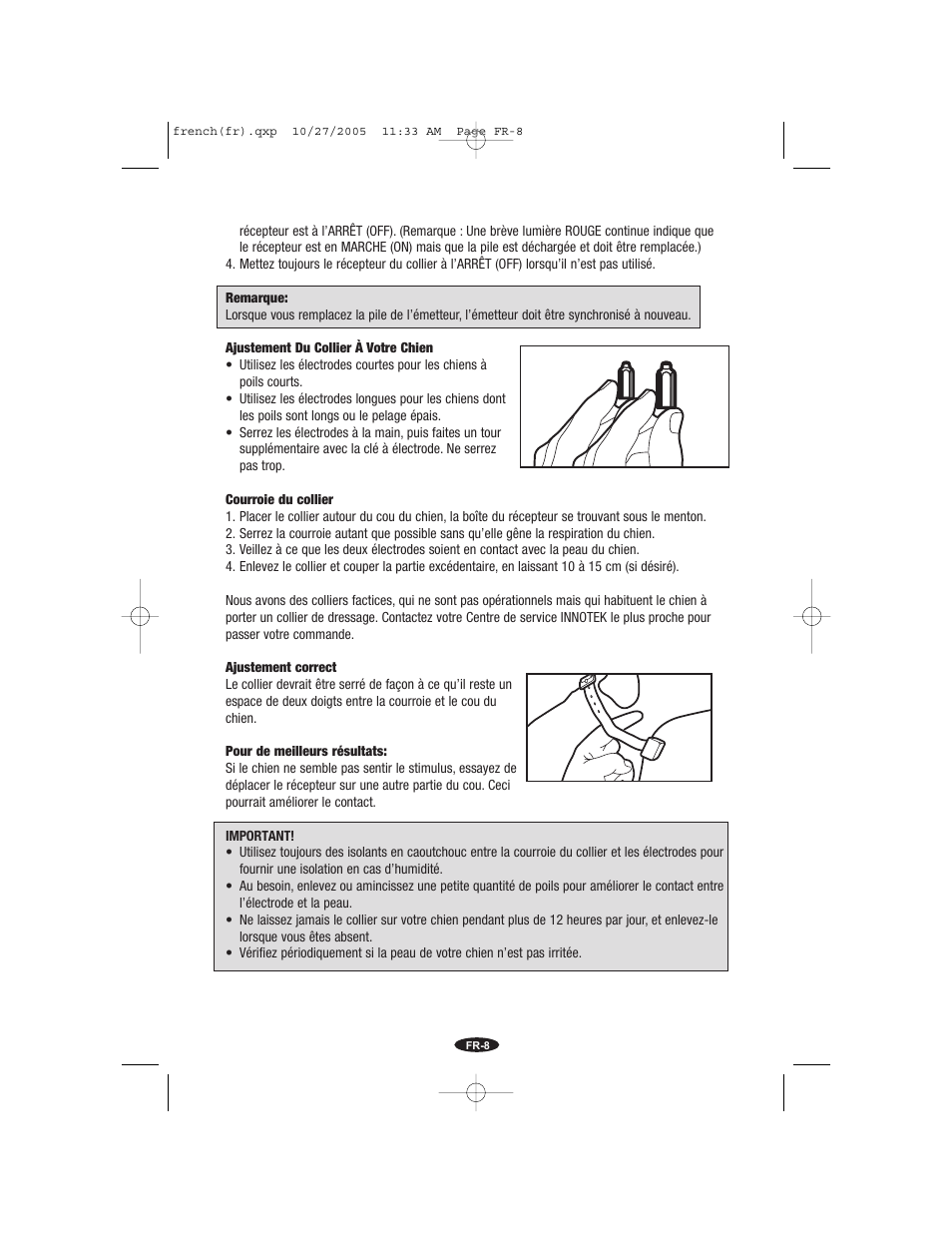 Petsafe Innotek Command Series Remote Trainer User Manual | Page 32 / 72