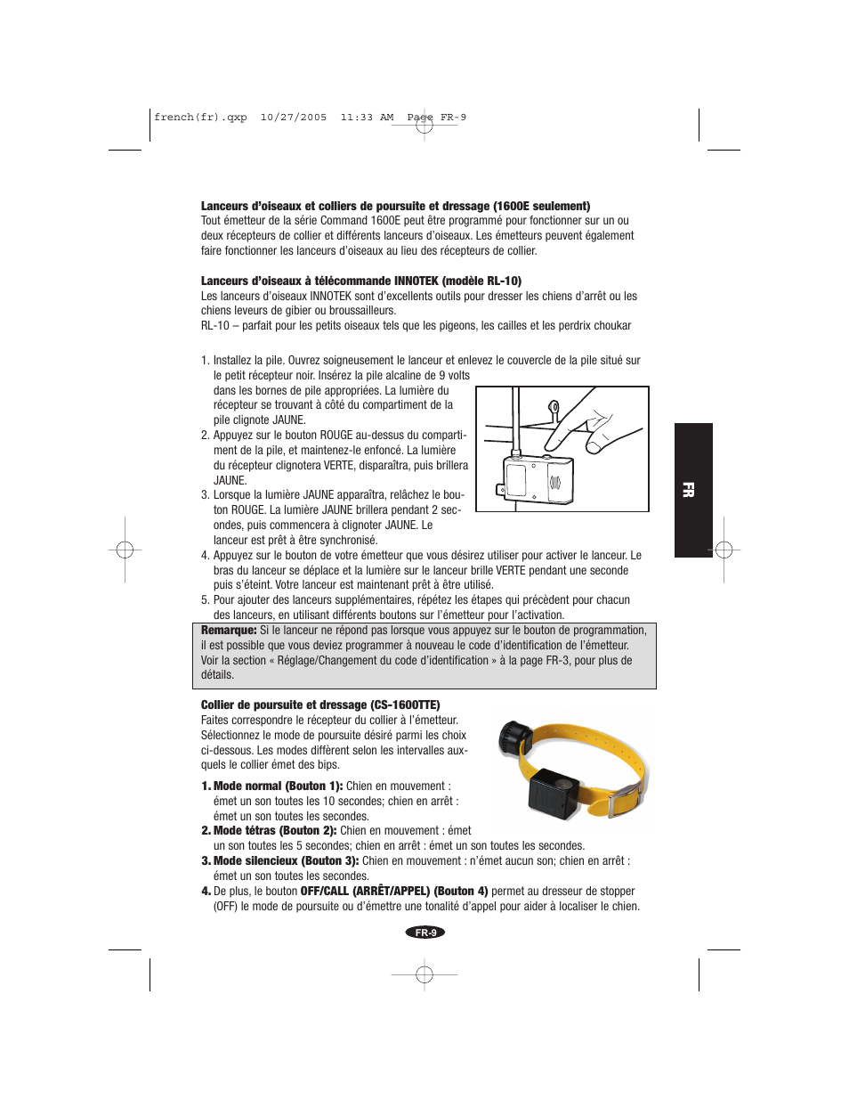 Petsafe Innotek Command Series Remote Trainer User Manual | Page 33 / 72