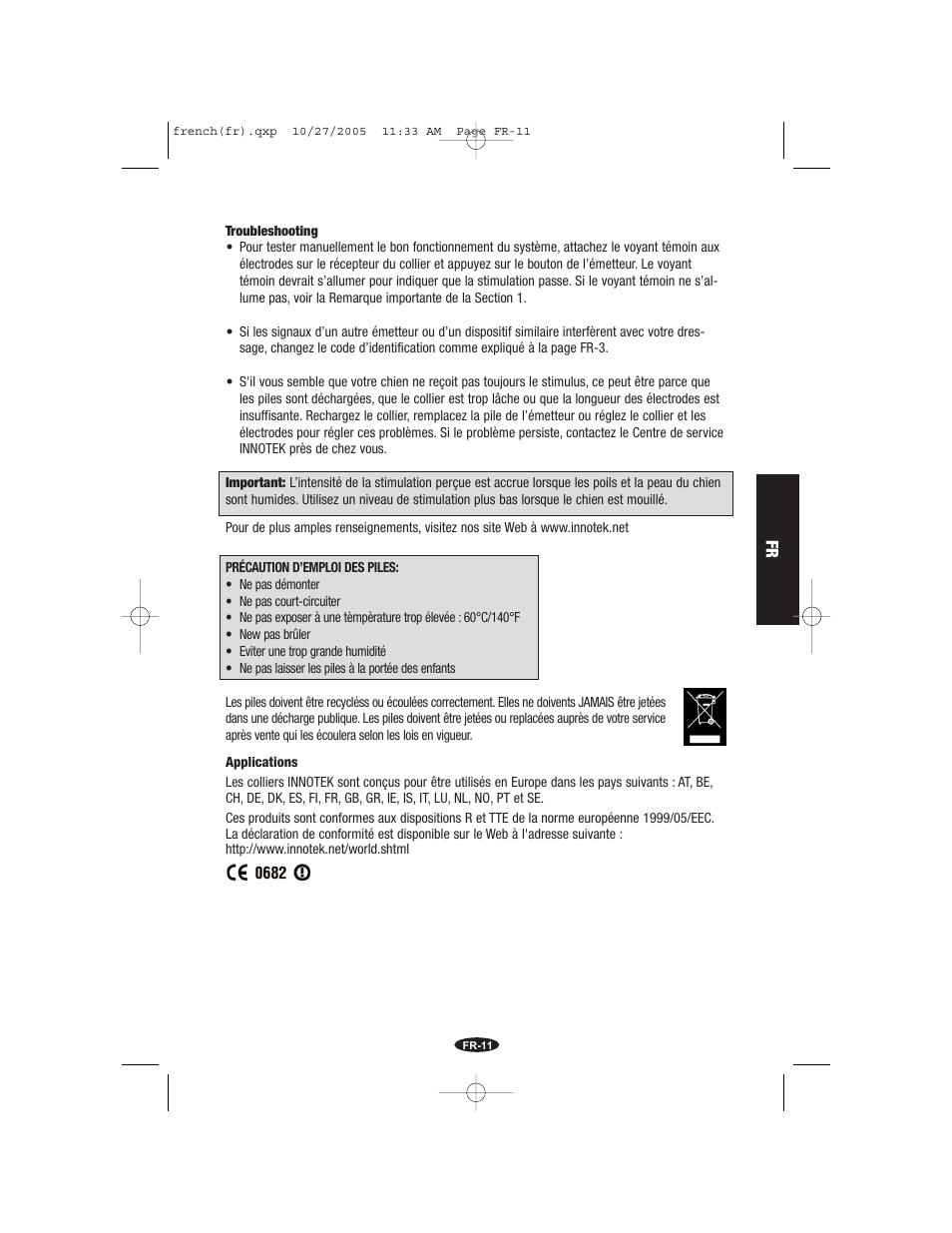 Petsafe Innotek Command Series Remote Trainer User Manual | Page 35 / 72