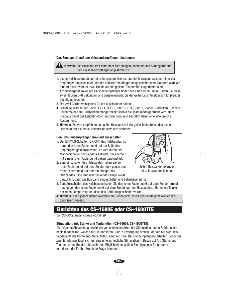 Petsafe Innotek Command Series Remote Trainer User Manual | Page 40 / 72