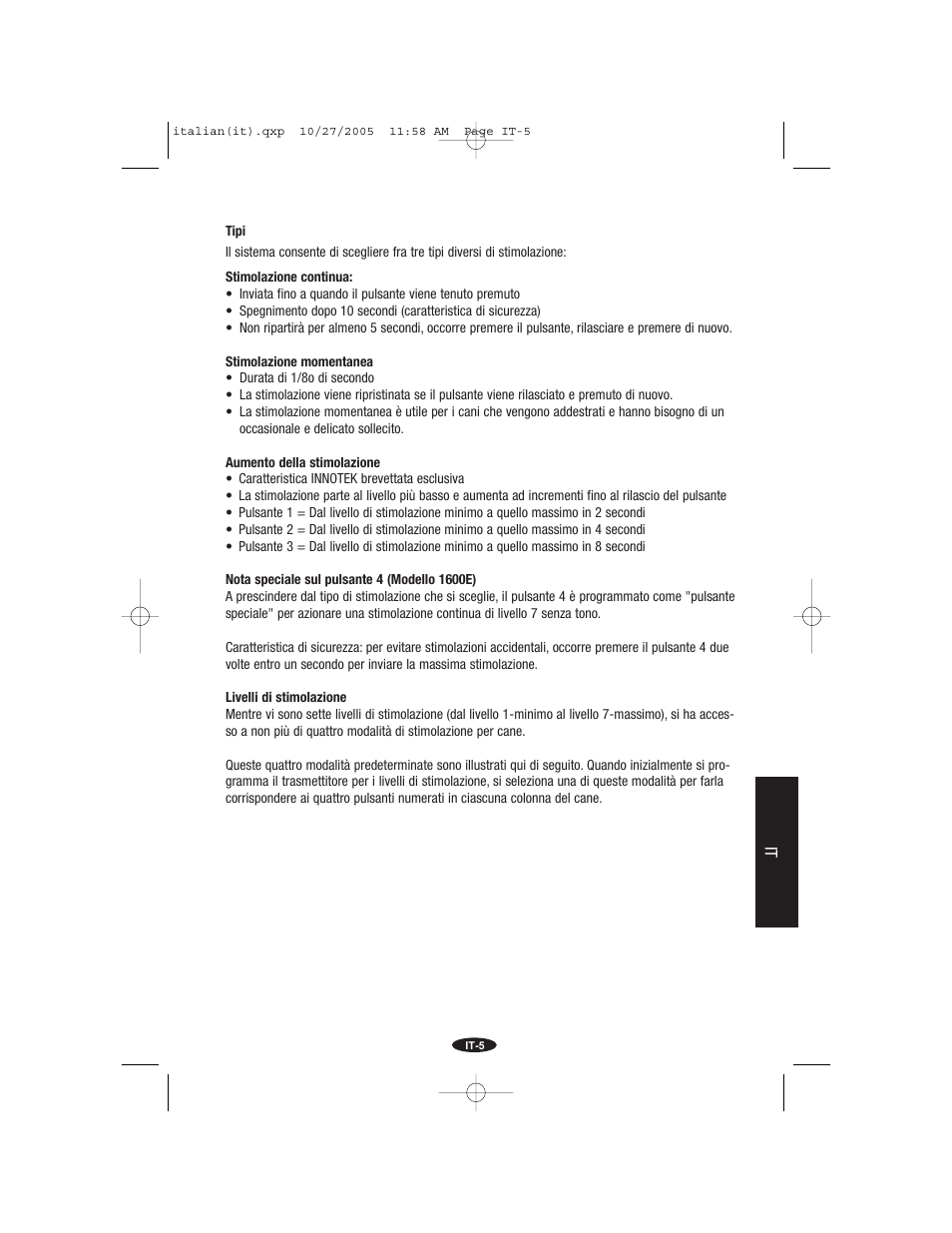 Petsafe Innotek Command Series Remote Trainer User Manual | Page 53 / 72