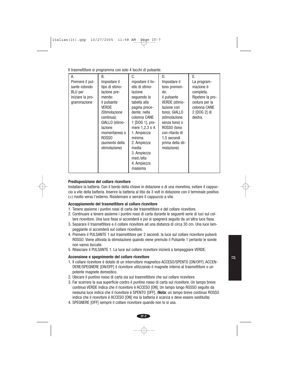 Petsafe Innotek Command Series Remote Trainer User Manual | Page 55 / 72