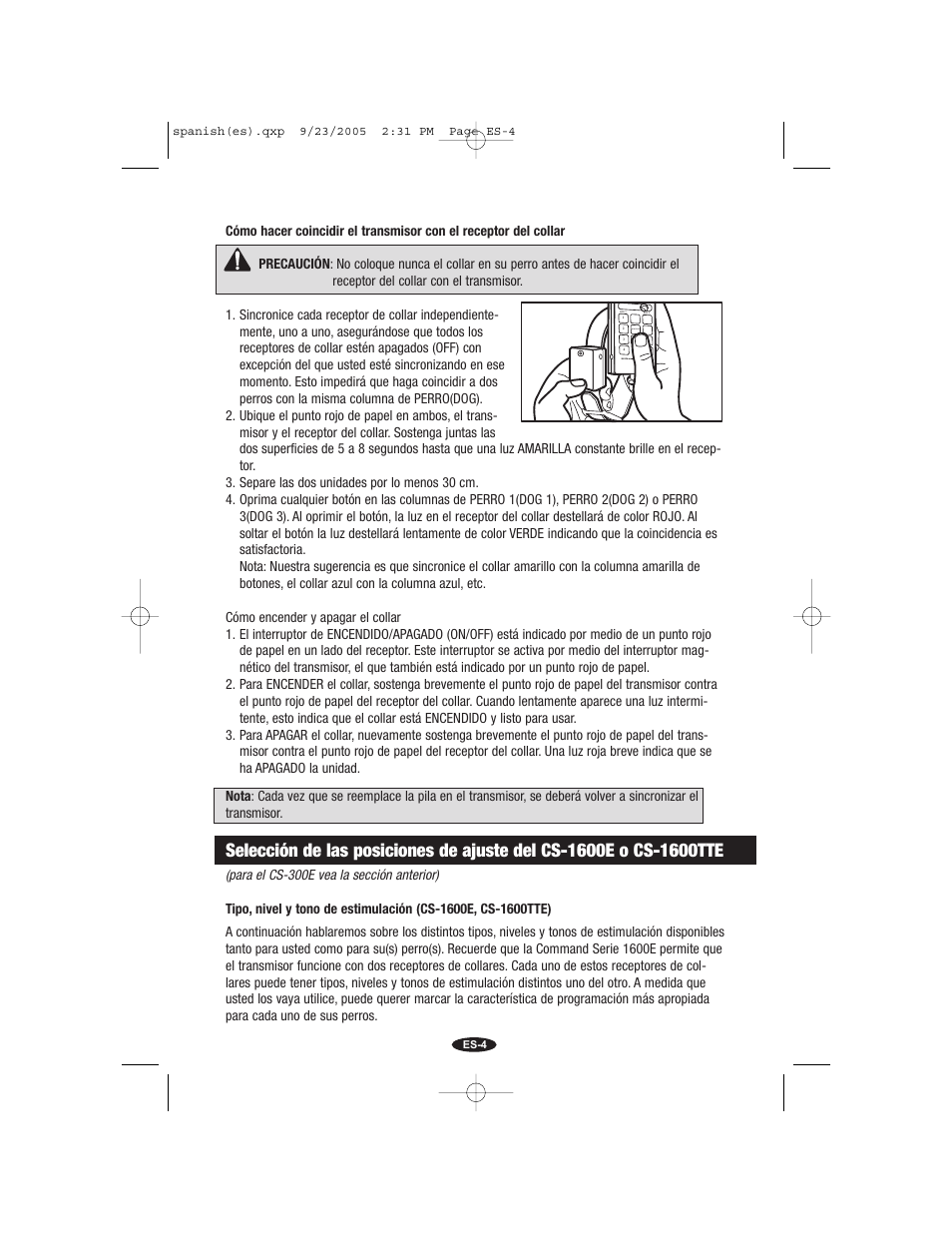 Petsafe Innotek Command Series Remote Trainer User Manual | Page 64 / 72
