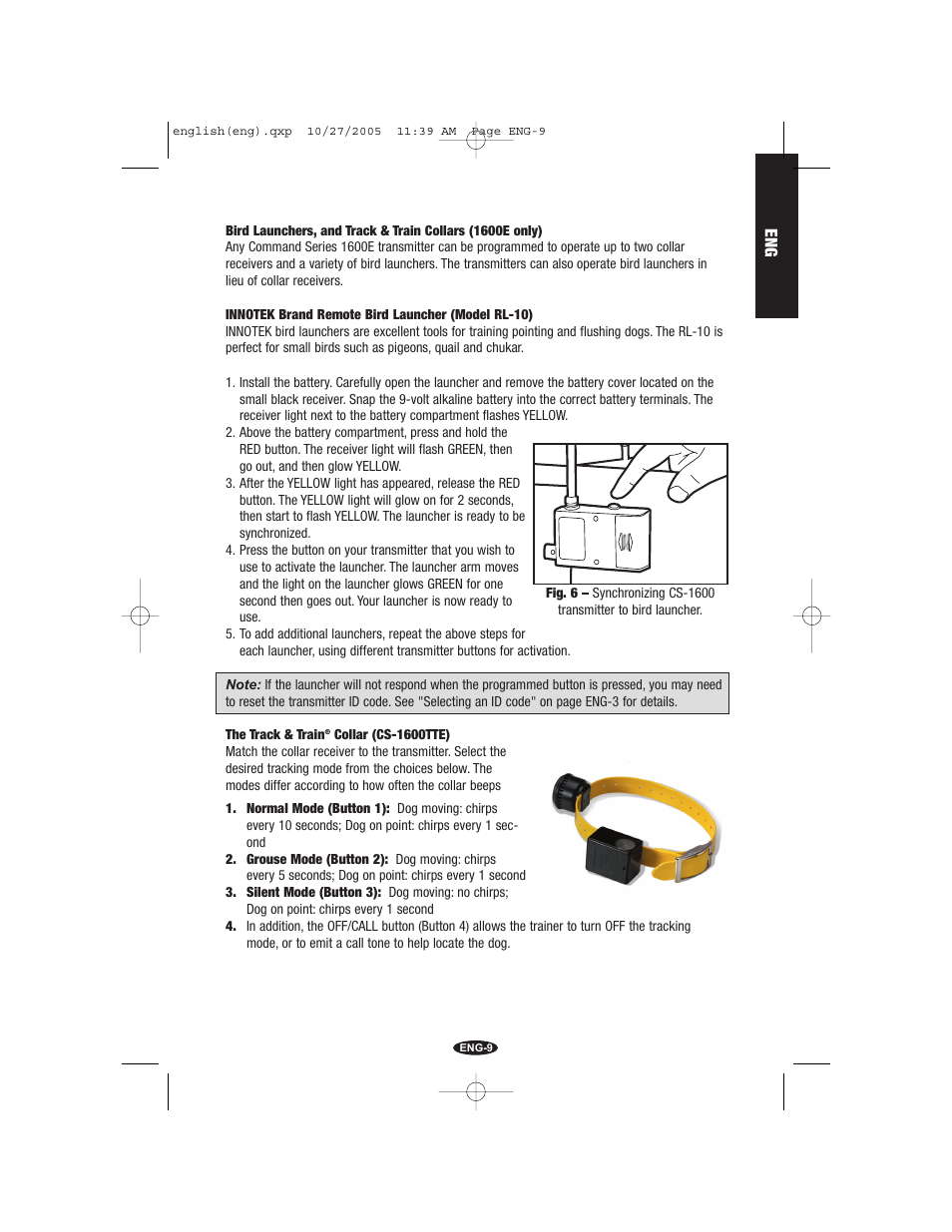 Petsafe Innotek Command Series Remote Trainer User Manual | Page 9 / 72
