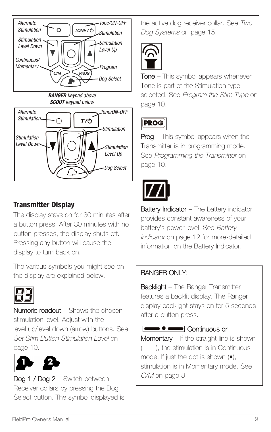 Petsafe Innotek FieldPro Remote Trainer User Manual | Page 9 / 24