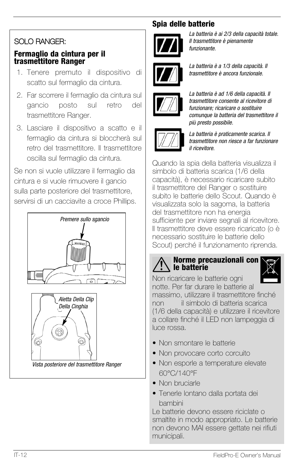 Petsafe Innotek FieldPro Remote Trainer User Manual | Page 100 / 156