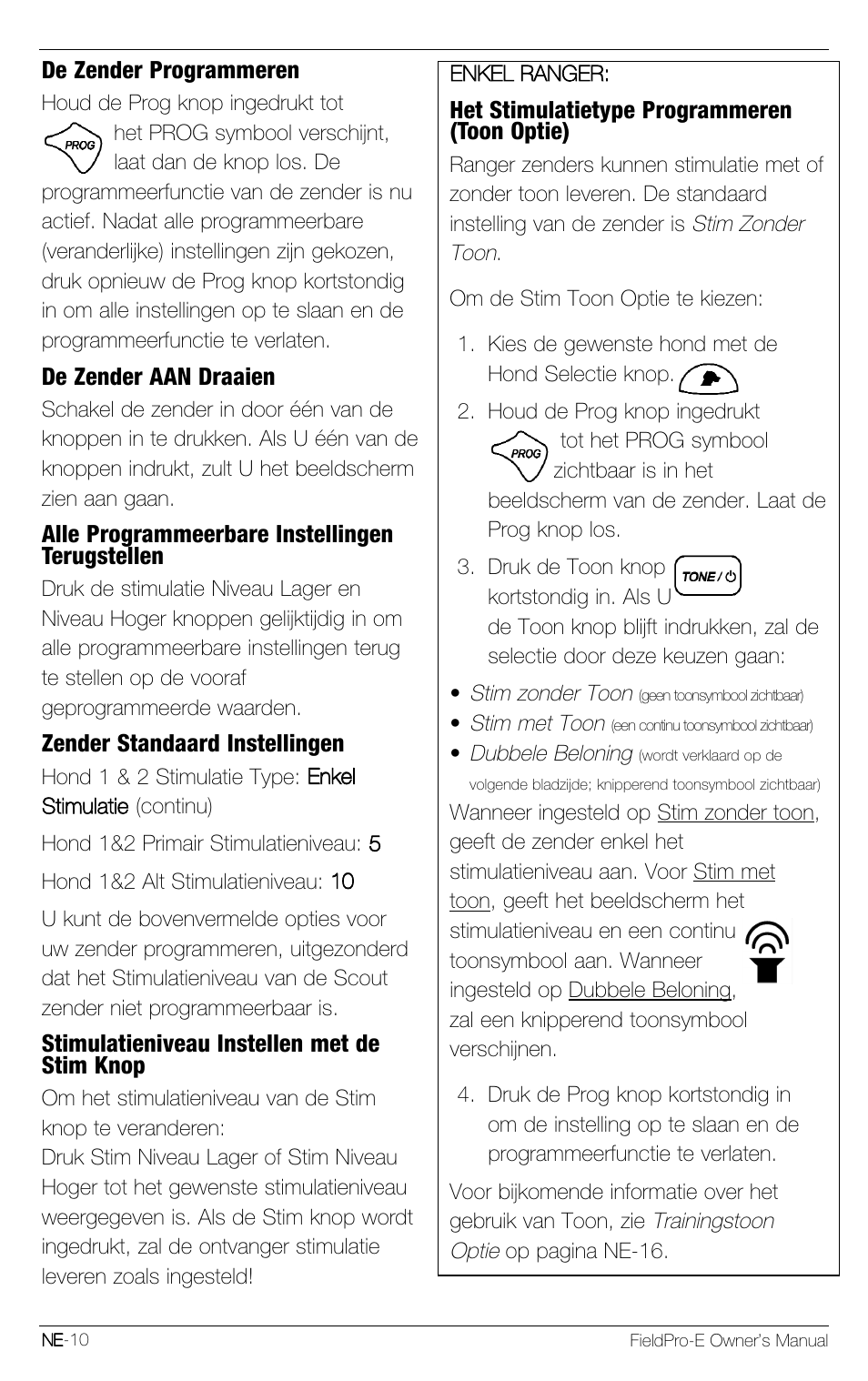 Petsafe Innotek FieldPro Remote Trainer User Manual | Page 120 / 156