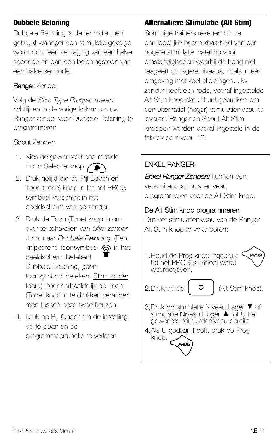 Petsafe Innotek FieldPro Remote Trainer User Manual | Page 121 / 156