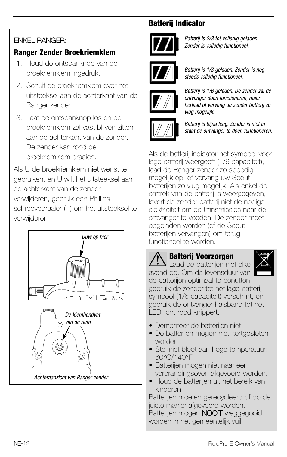 Petsafe Innotek FieldPro Remote Trainer User Manual | Page 122 / 156
