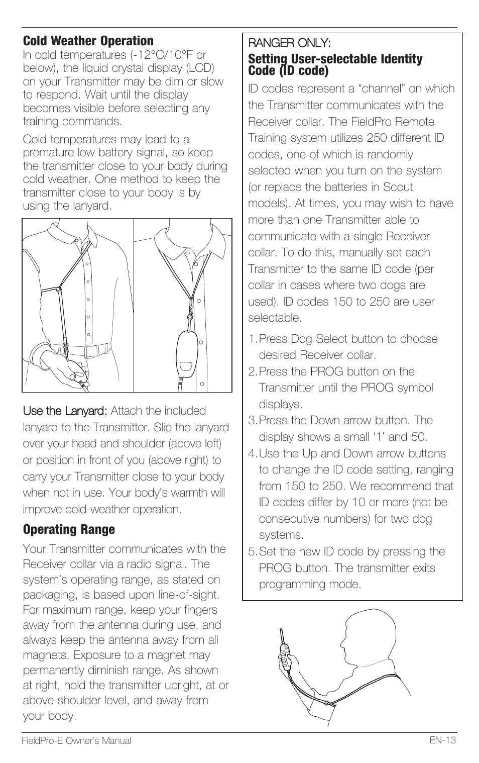 Petsafe Innotek FieldPro Remote Trainer User Manual | Page 13 / 156