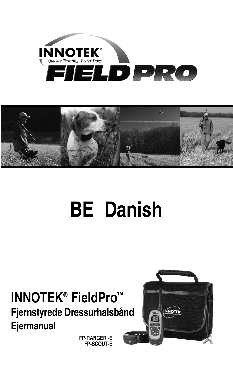 Be danish, Fieldpro | Petsafe Innotek FieldPro Remote Trainer User Manual | Page 133 / 156