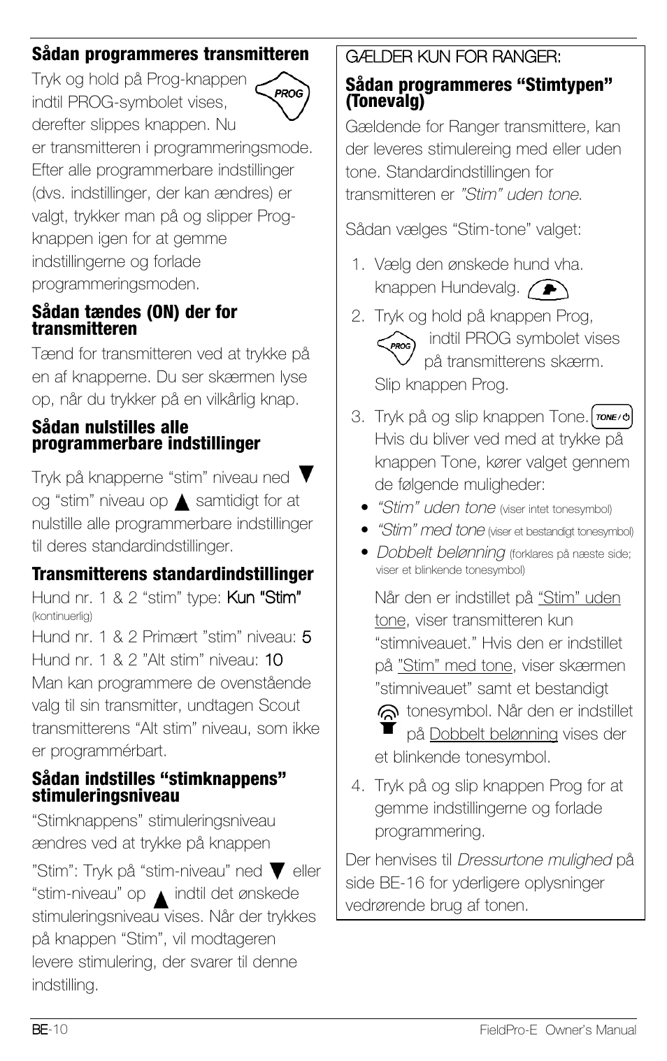 Petsafe Innotek FieldPro Remote Trainer User Manual | Page 142 / 156