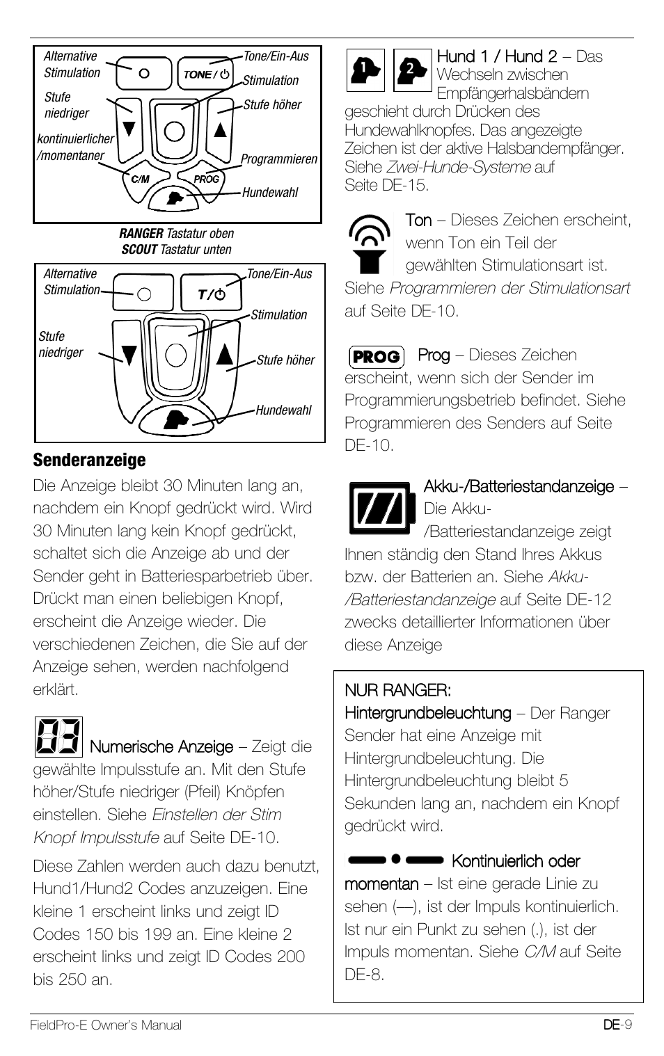 Petsafe Innotek FieldPro Remote Trainer User Manual | Page 31 / 156