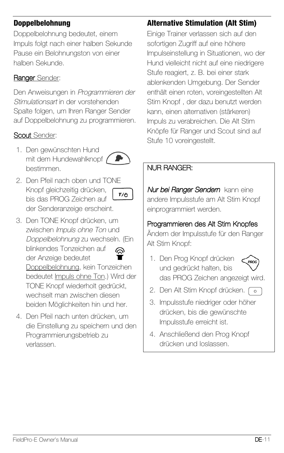 Petsafe Innotek FieldPro Remote Trainer User Manual | Page 33 / 156