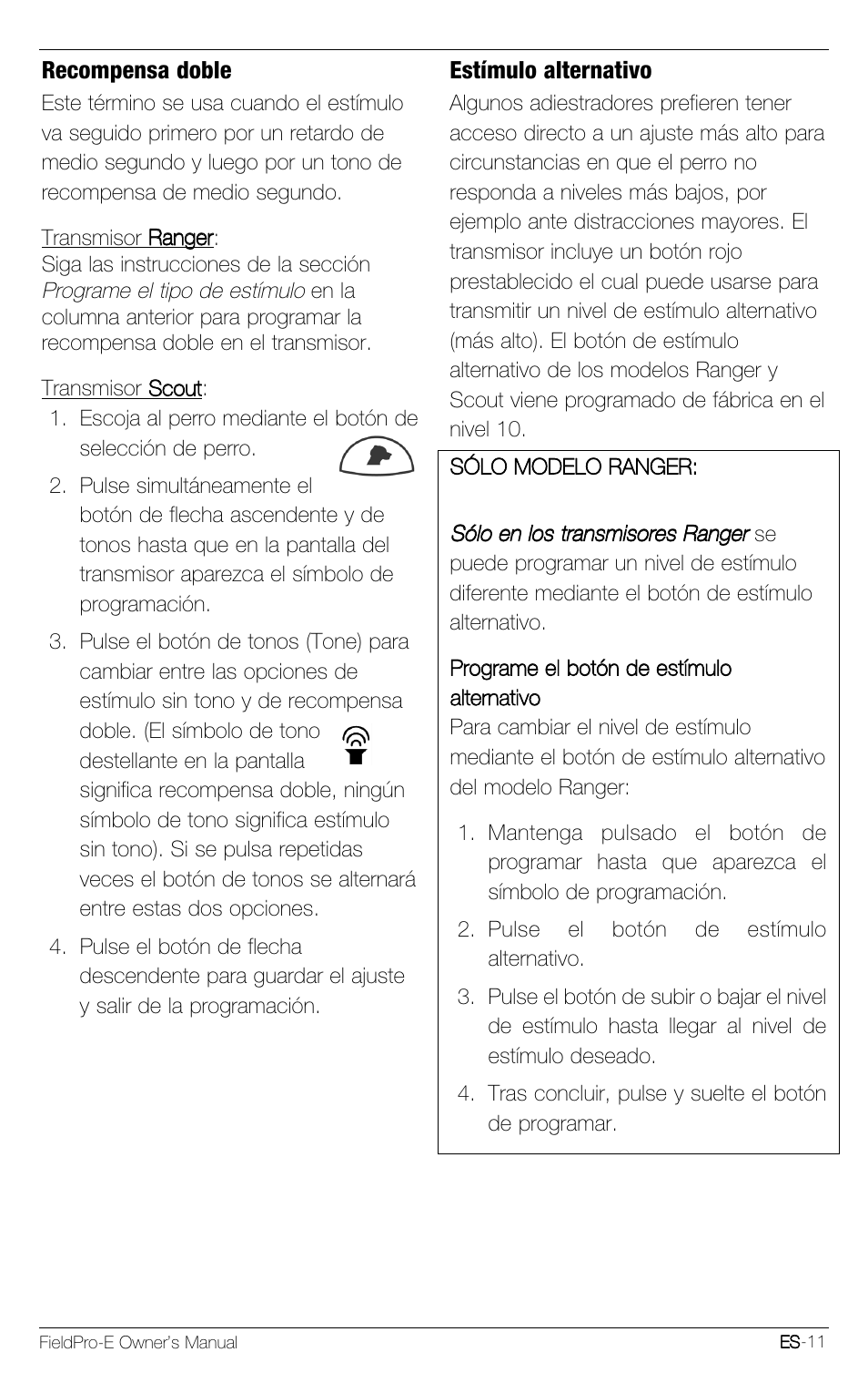 Petsafe Innotek FieldPro Remote Trainer User Manual | Page 55 / 156