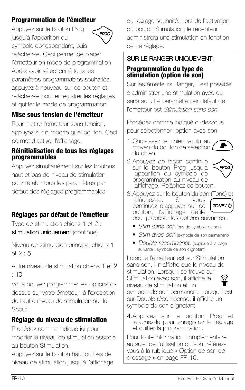 Petsafe Innotek FieldPro Remote Trainer User Manual | Page 76 / 156