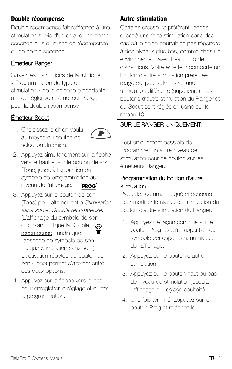 Petsafe Innotek FieldPro Remote Trainer User Manual | Page 77 / 156