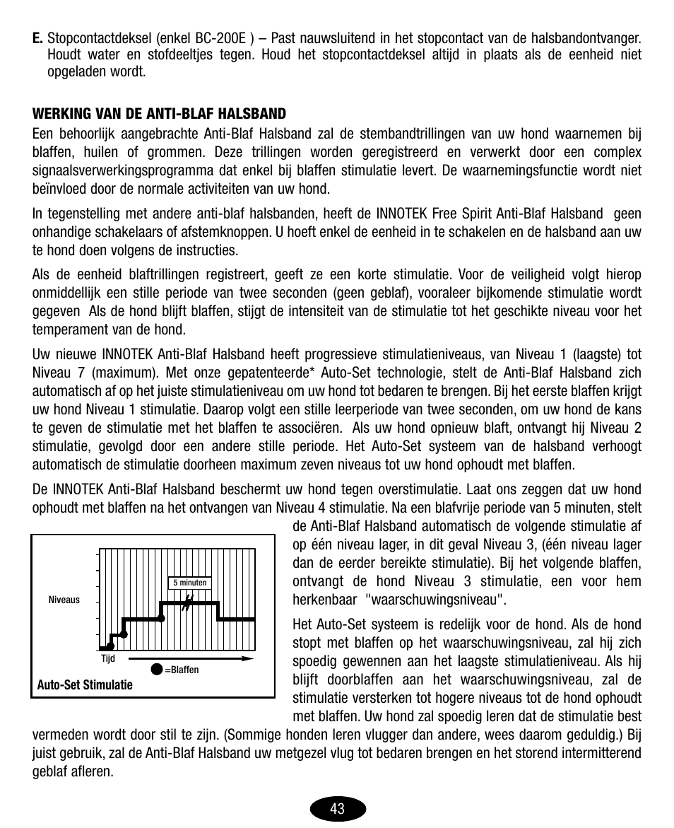 Petsafe Innotek No-Bark Collar User Manual | Page 43 / 48