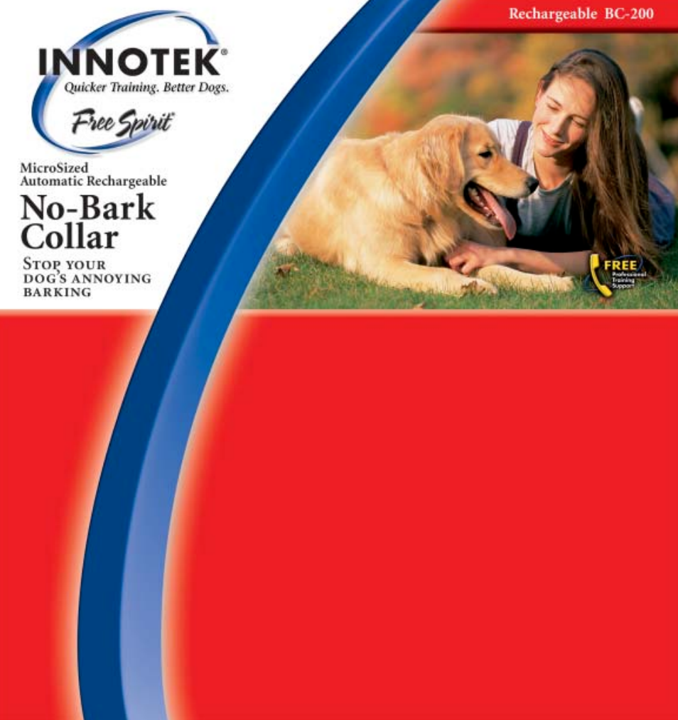 Petsafe Innotek No-Bark Collar User Manual | 4 pages
