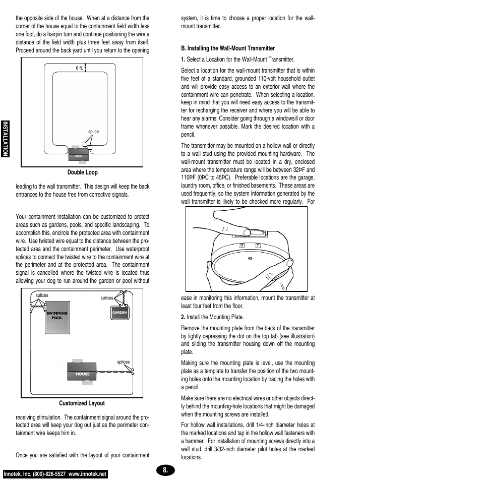 Petsafe Innotek Smart Dog® Rechargeable In-Ground Pet Fencing System User Manual | Page 8 / 28