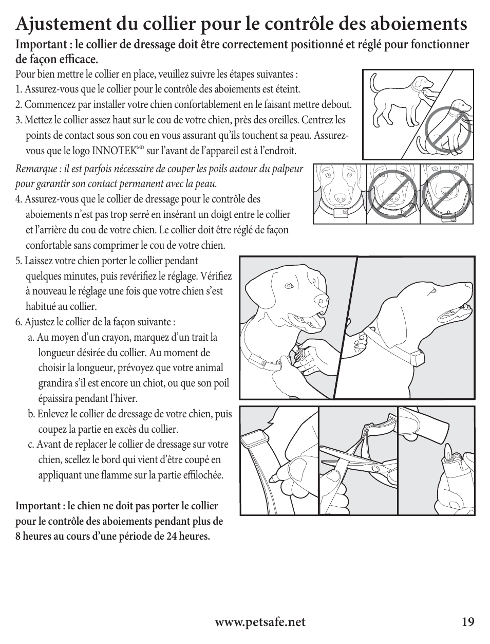 Petsafe Innotek Spray Bark Control Collar User Manual | Page 19 / 76