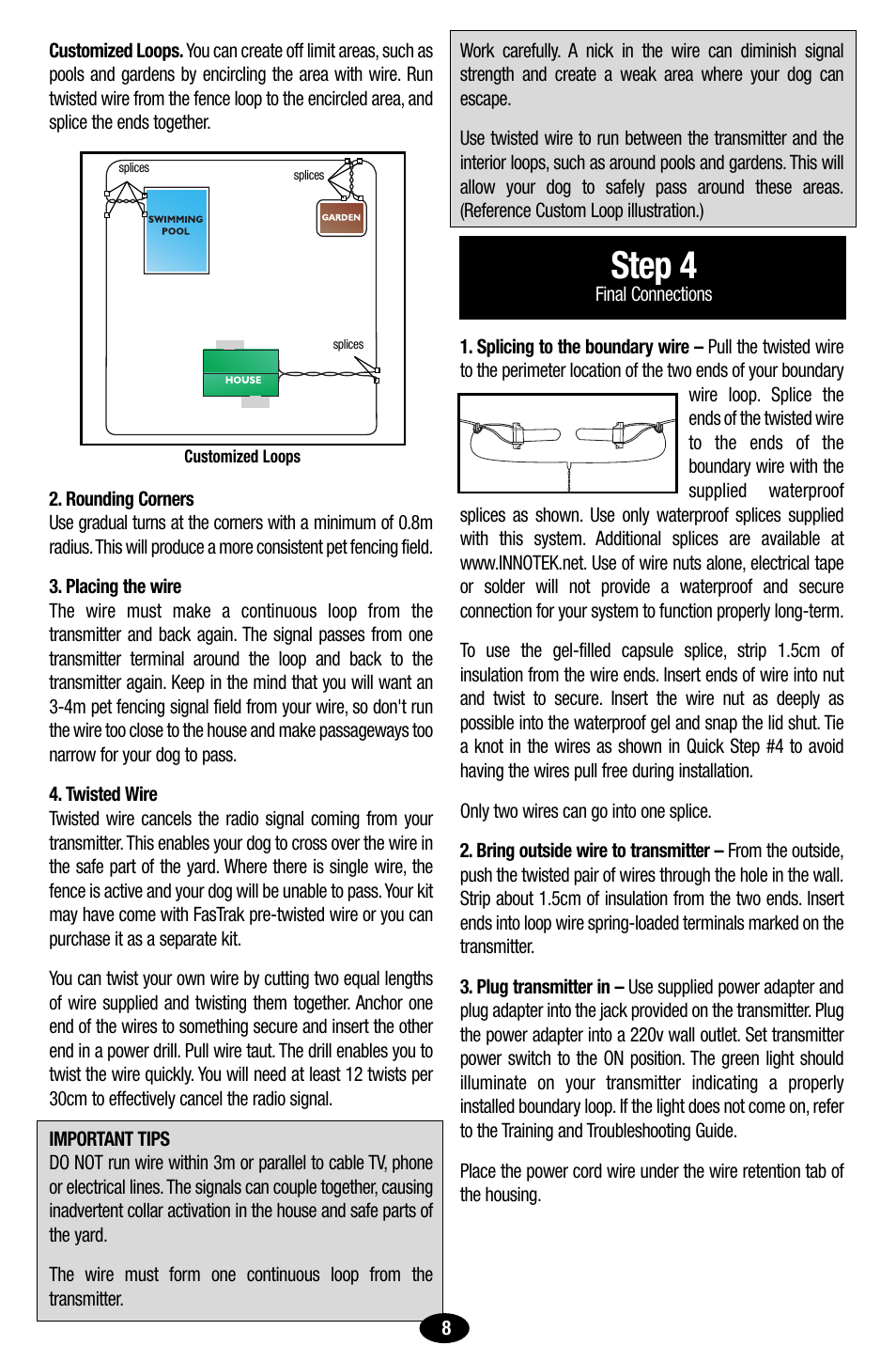 Step 4 | Petsafe Innotek UltraSmart Contain ‘n’ Train In-Ground Fence User Manual | Page 10 / 100