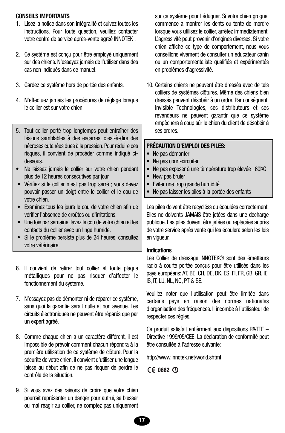 Petsafe Innotek UltraSmart Contain ‘n’ Train In-Ground Fence User Manual | Page 19 / 100