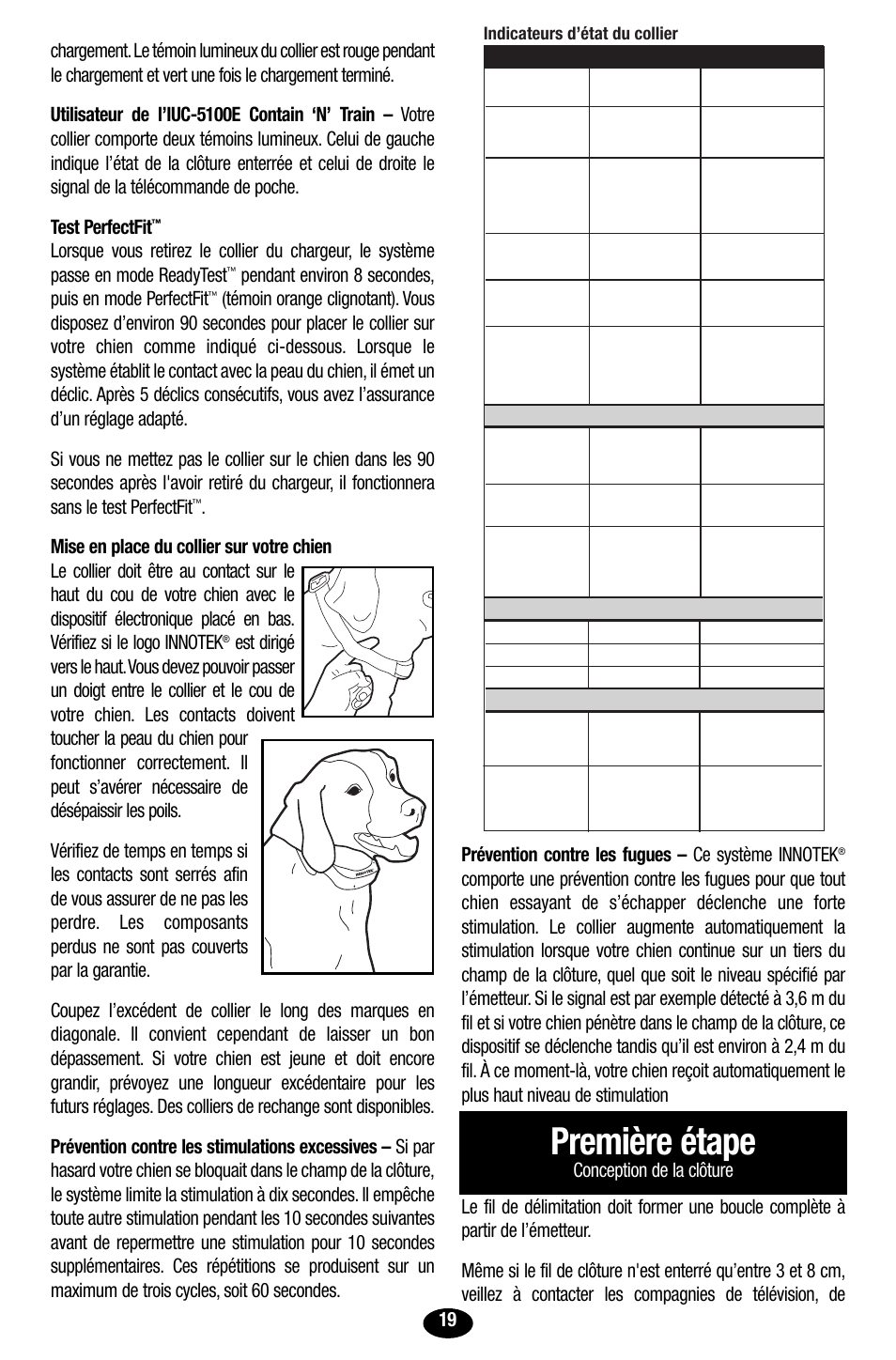 Première étape, Conception de la clôture | Petsafe Innotek UltraSmart Contain ‘n’ Train In-Ground Fence User Manual | Page 21 / 100