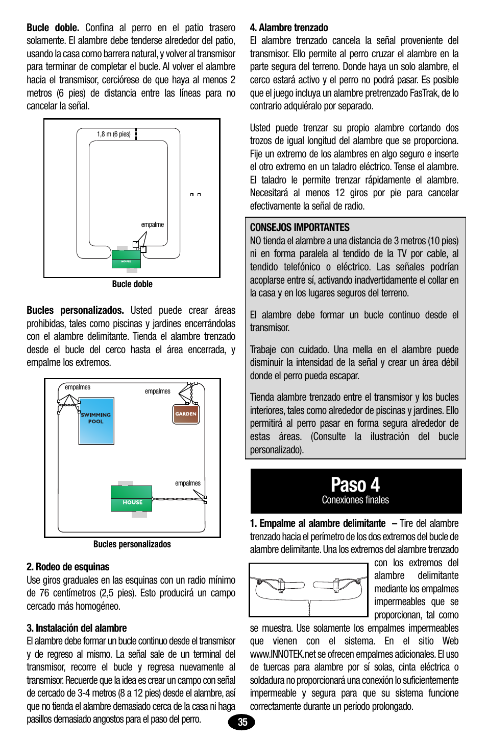 Paso 4 | Petsafe Innotek UltraSmart Contain ‘n’ Train In-Ground Fence User Manual | Page 37 / 100