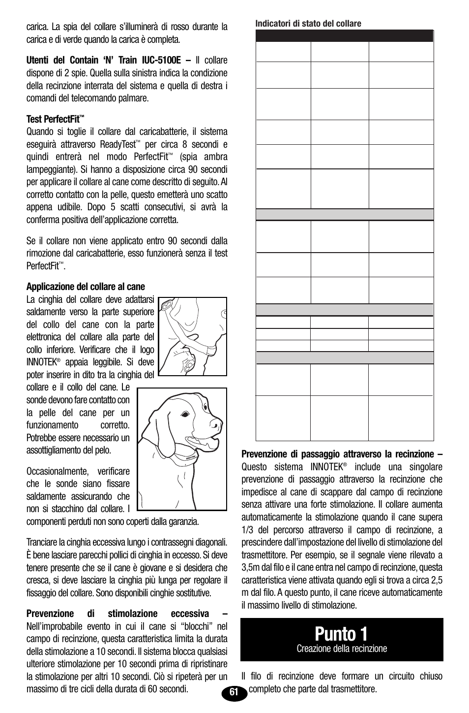 Punto 1, Creazione della recinzione | Petsafe Innotek UltraSmart Contain ‘n’ Train In-Ground Fence User Manual | Page 63 / 100