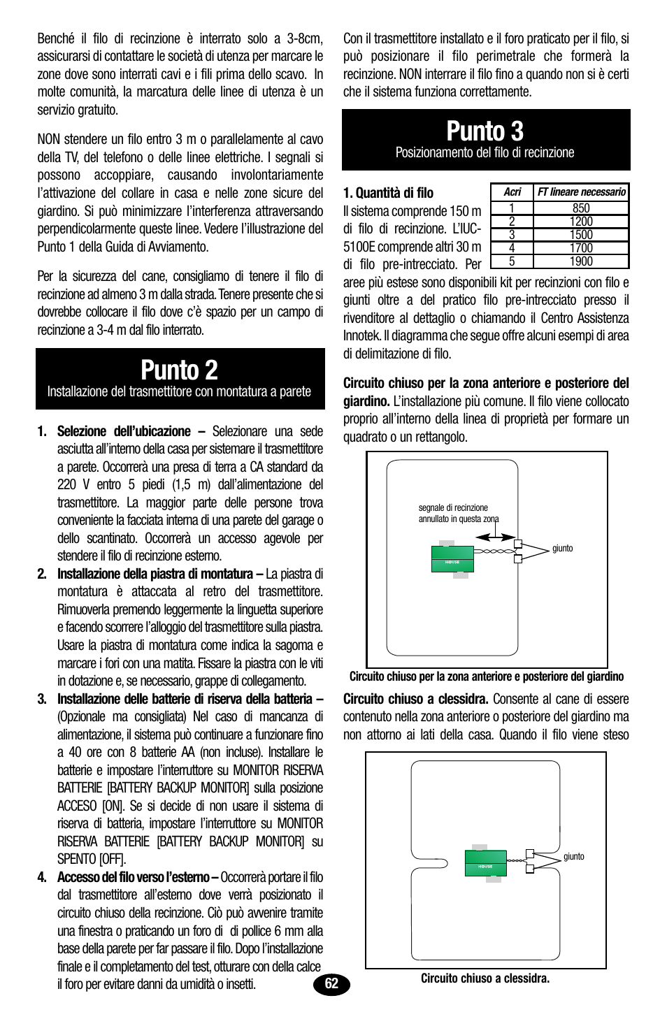 Punto 2, Punto 3 | Petsafe Innotek UltraSmart Contain ‘n’ Train In-Ground Fence User Manual | Page 64 / 100