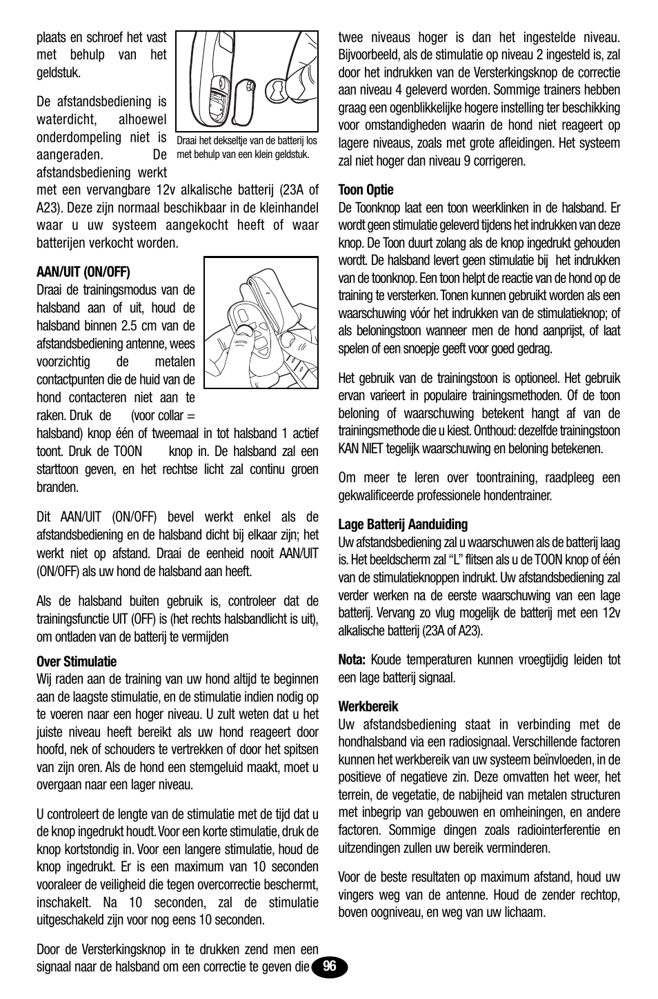 Petsafe Innotek UltraSmart Contain ‘n’ Train In-Ground Fence User Manual | Page 98 / 100